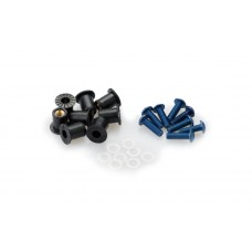 SCREW KIT ANODIZED FOR SCREENS WITH SILENTBLOCKS - BLUE SCREW KIT ANODIZED FOR SCREENS WITH SILENTBLOCKS - BLUE